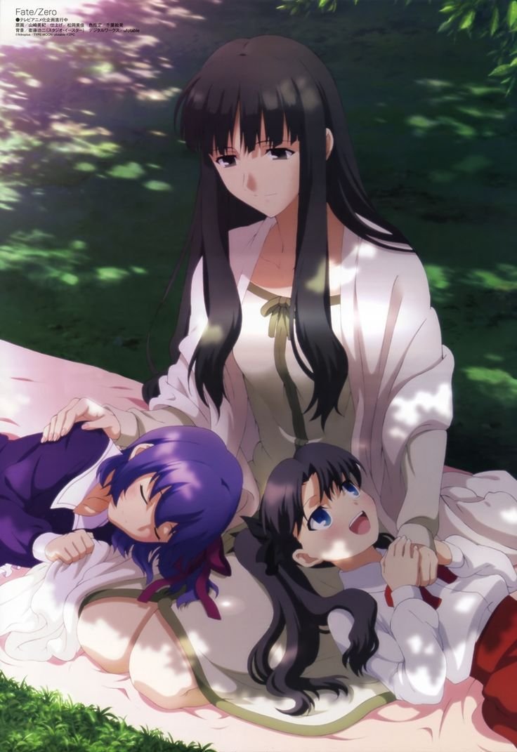 Sakura was separated from the Tohsaka family at a very early age. Being alone and tortured by a new unknown family,she only had a wish,for her sister Rin to save her. Which proves how much she has always loved her,she didn't ask for her father nor mother nor Kariya.