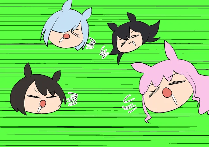 #ぺこらーと #ルーナート #みおーん絵 #かなたーと #プロテインザスバル 
ホロぴょい 