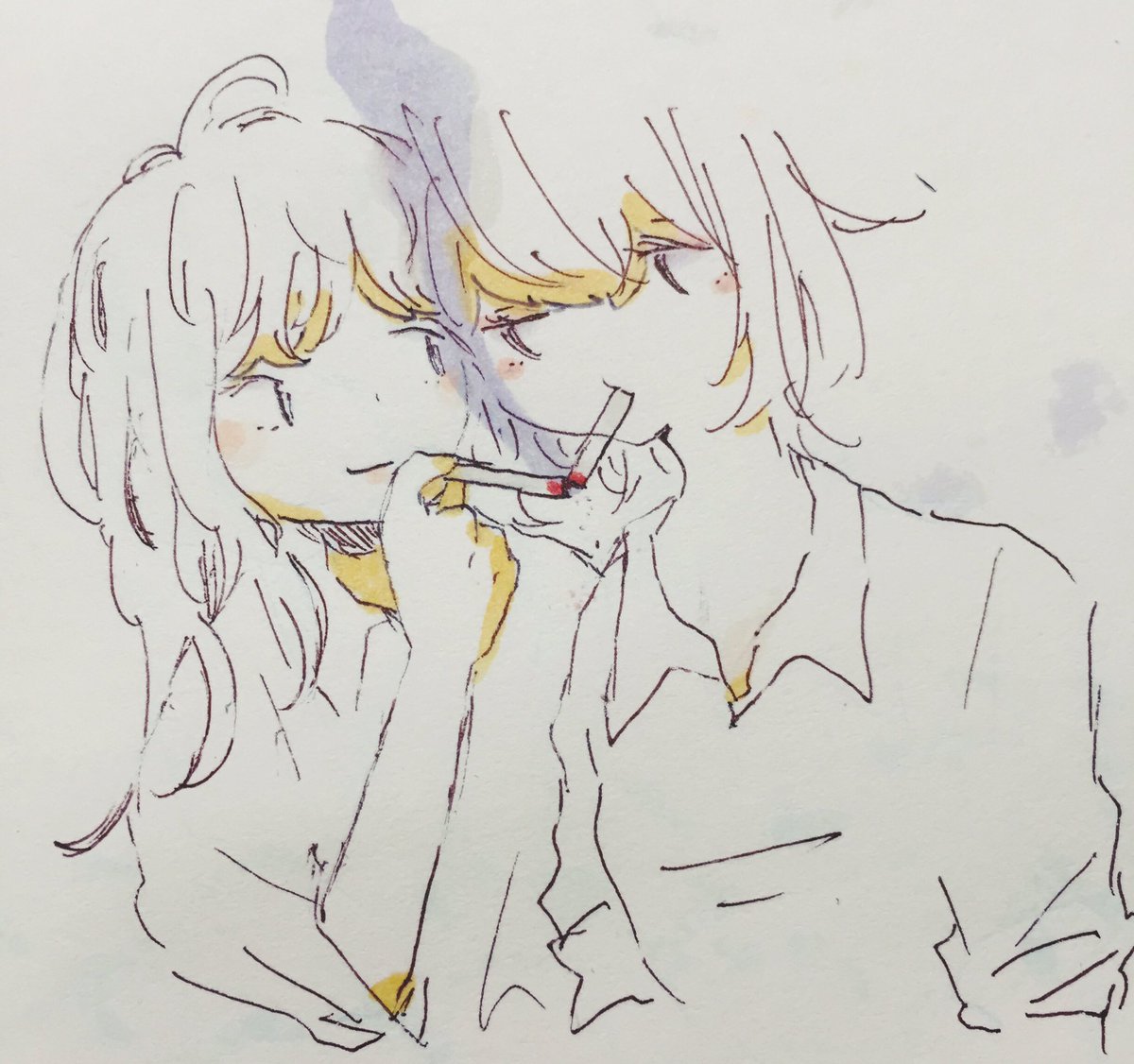 「たばこ 」|miikoのイラスト