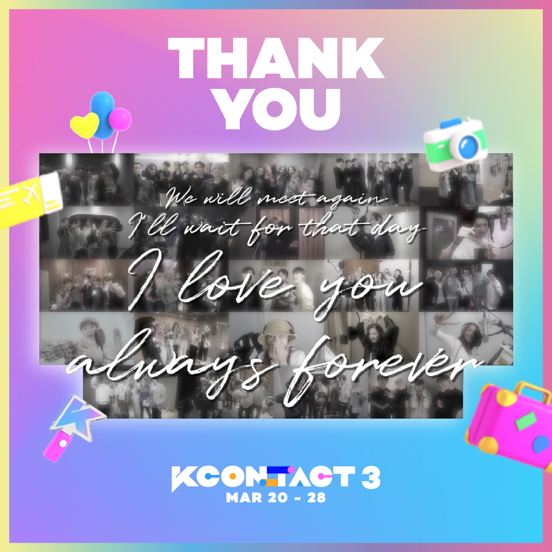 kconusa's tweet image. Thank you for being part of this 9-day journey with KCON:TACT 3! 🙌

Let us know what your favorite moments were from KCON:TACT 3, and please look forward to the upcoming behind-the-scenes too!

Let's KCON together! ❤

#KCON #KCONTACT3 #KCONACT3