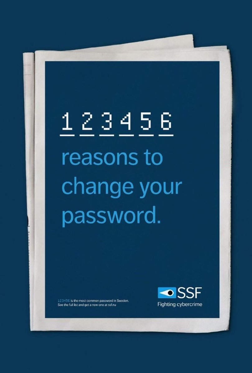 avalos_morer's tweet photo. Wow! Menuda campaña de concienciación en ciberseguridad a la ciudadanía sueca de SSF, Fighting Against Cybercrime 🇸🇪. 

Visto en @LinkedInES https://t.co/ShoMLxUC0k