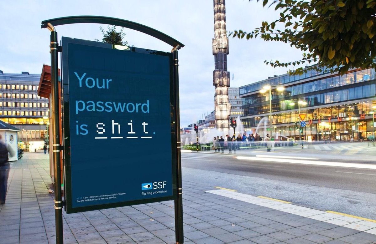 avalos_morer's tweet photo. Wow! Menuda campaña de concienciación en ciberseguridad a la ciudadanía sueca de SSF, Fighting Against Cybercrime 🇸🇪. 

Visto en @LinkedInES https://t.co/ShoMLxUC0k