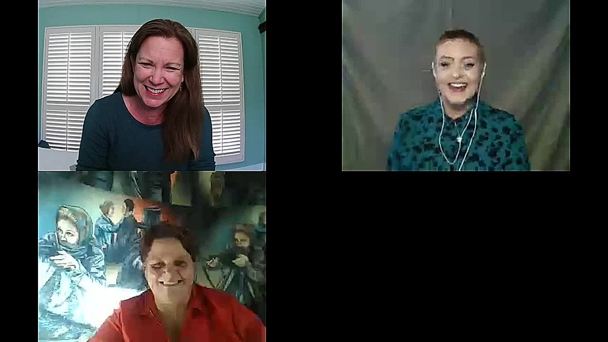 I can't wait for everyone to see the chat <a href="/Cosmomom09/">Rachael</a> and I had with <a href="/peggyschott_me/">Peggy Schott</a> ❤️❤️ 

Stay tuned to <a href="/SQUAWKING_DEAD/">SQUAWKING DEAD</a>!! #FearTWD #Vindication