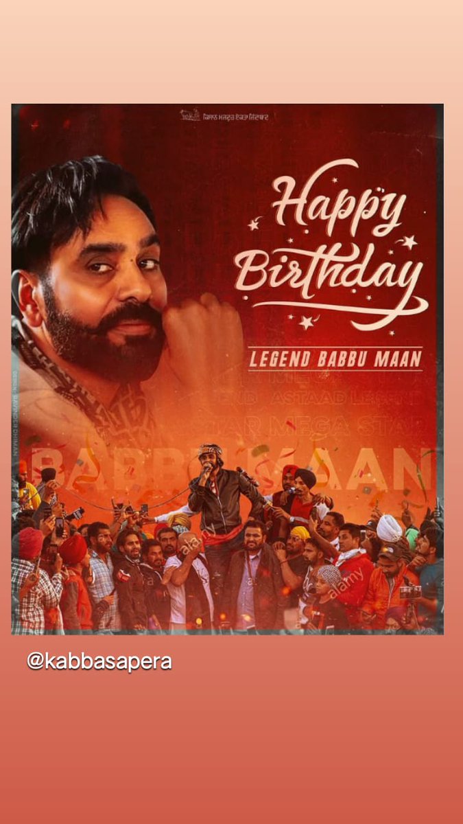 pardeep98727935's tweet photo. Happy Birthday to babbu Maan saab 
You will be favourite always 
@BabbuMaan 
#babbumaan 
#happybirthdaybabbumaan 
#babbumaanreallegend https://t.co/V4SnAwTFKY