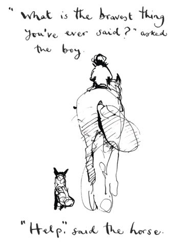 azeenia1's tweet photo. As trainees in all specialties, we may sometimes feel a sense of weakness or inadequacy when we ask for help.  This powerful illustration by @charliemackesy really says it all....on the contrary, asking for help can be an act of bravery. https://t.co/n9knYzjMdH
