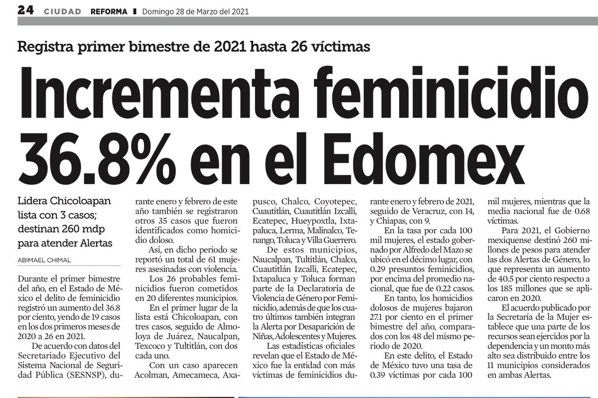 Hans2412's tweet photo. Y lo dice el Reforma... qué pasó aquí @alfredodelmazo?

Y el @PRI_EDOMEX @alitomorenoc qué dicen?

No que el @PRI_Nacional era el partido más feminista de Mexico? https://t.co/UDfpNHLvNQ