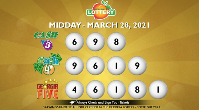 Live Draw Togel Georgia Midday