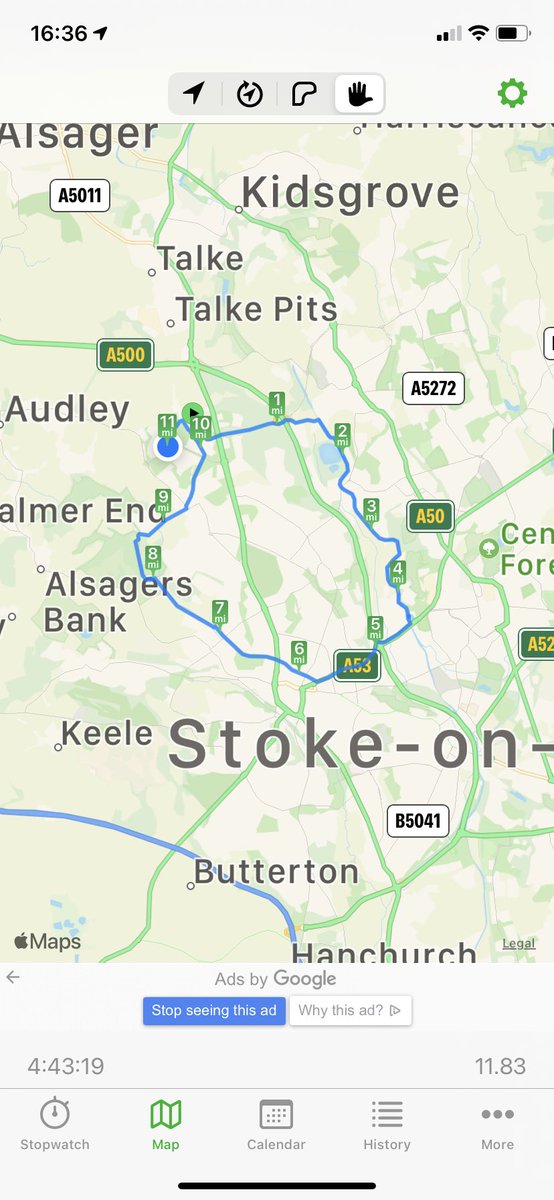 dunnylad69's tweet photo. #walkingsbrilliant Great 12 Mile walk today ... Bradwell woods .... Westport lake ... Etruria ... The whammy.... Old knotty line .... Apedale then home 👌 https://t.co/7rNSKqCBEC