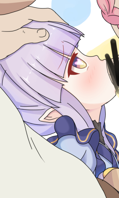 これはリトリリちゃんの途中絵。健全です(嘘です 