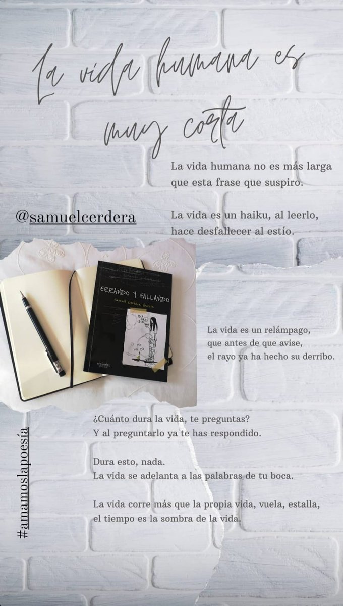 SamuelCerdera's tweet photo. Pues @laslecturasdeeva (Instagram) me acaba de hacer esto con #ErrandoYFallando ¡No me puede gustar más!

#Poesía #Literatura #Poemario https://t.co/1LxlqTS9j1