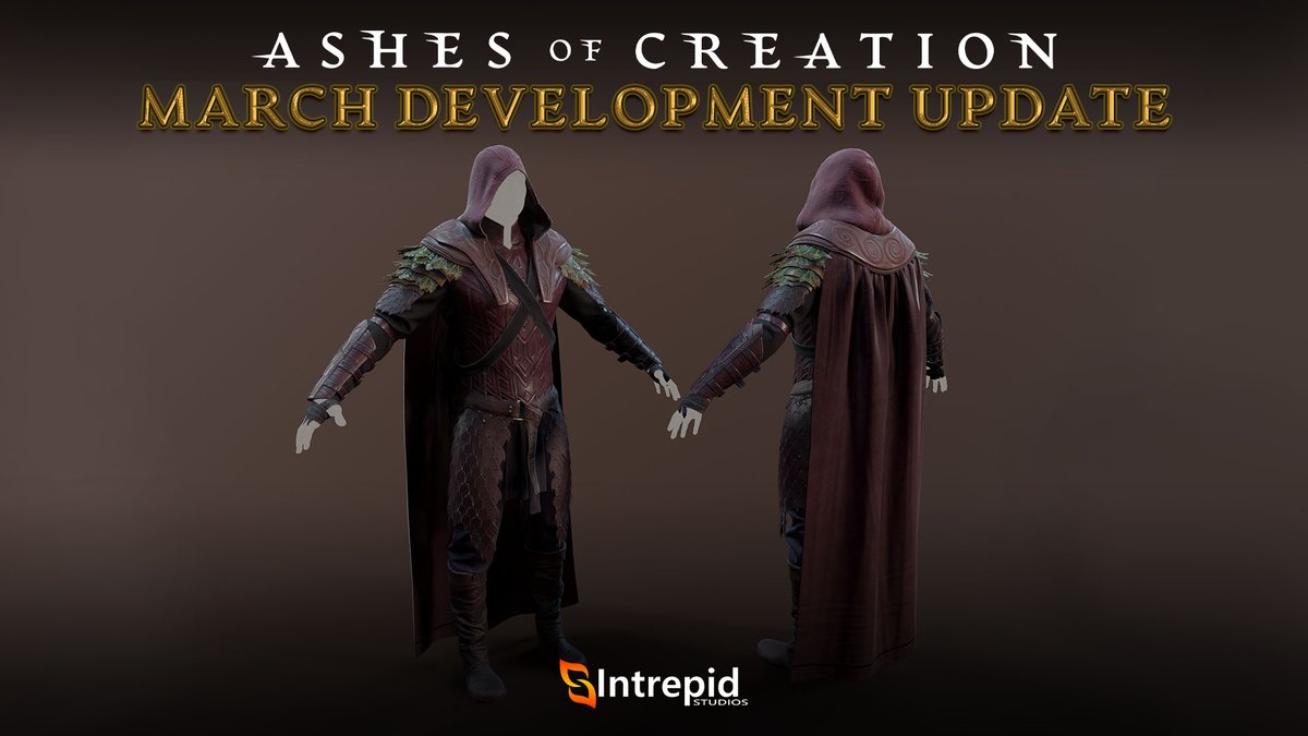 AshesofCreation's tweet photo. 📺 #ICYMI, our March Development Update VOD is now available on YouTube! https://t.co/CvhAJrZVQU

✅ Including in-game gameplay footage, Alpha One progress updates, character &amp; environment art, and more! https://t.co/2k9rmZl9ra