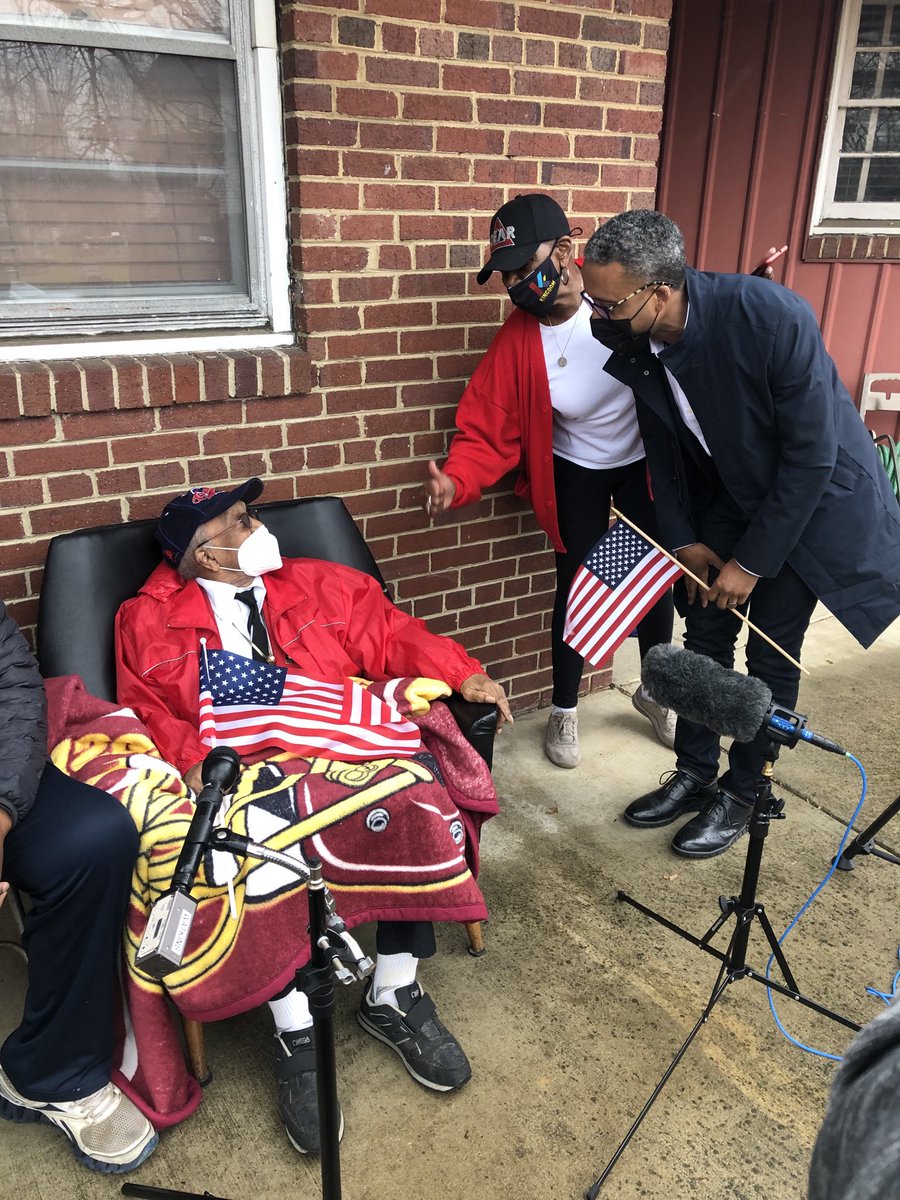 ⁦<a href="/CM_McDuffie/">CM McDuffie's Office</a>⁩ says Happy Birthday to Tuskegee Airman William Fauntroy