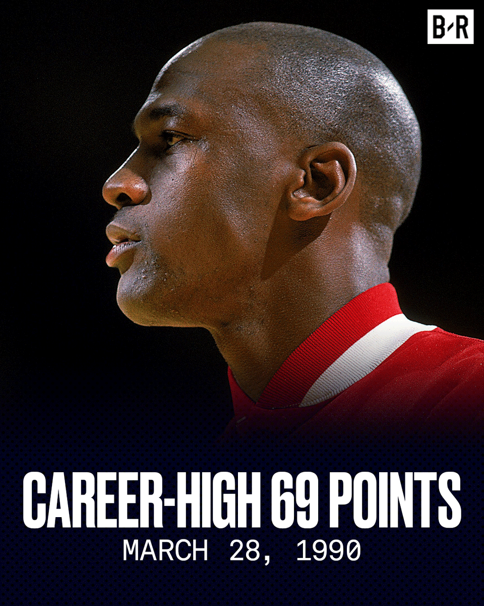 BleacherReport's tweet photo. MJ's legendary OT game against the Cavs went down on this day in 1990 😤 https://t.co/HxcTeR4ikO