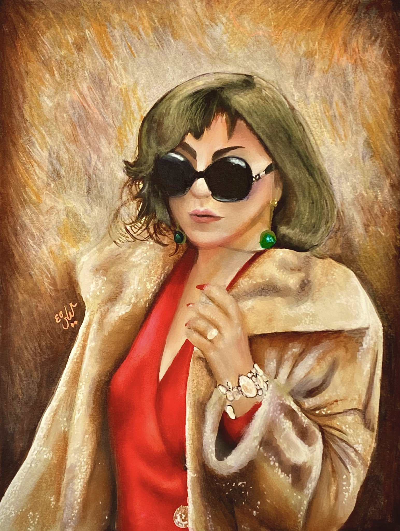 Happy birthday lady gaga  i always draw something for her birthday- here s this years! 