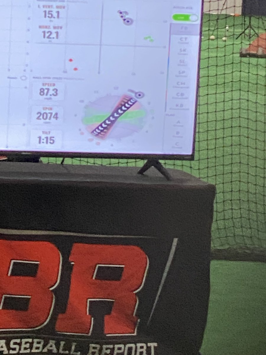 Up to 87.3 today at PBR!!!! <a href="/JustPitchIt21/">Just Pitch It.</a> <a href="/FlatgroundApp/">FLATGROUND Pitching</a> @PBRNewYork #uncommitted