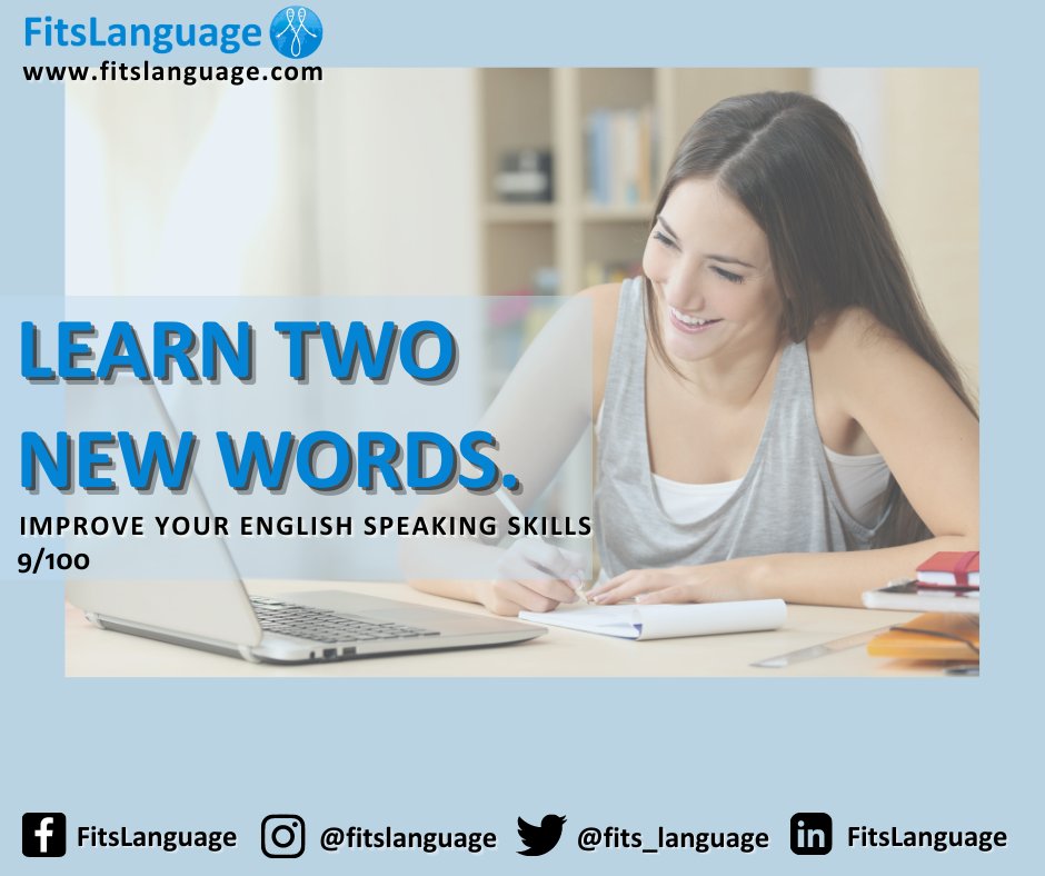 fits_language's tweet image. Make it a habit to learn one or two words in a day and use these words in speaking English.
 
#EnglishLanguageProficiency 
#englishlanguage 
#learnenglishonline 
#LearnEnglish 
#English 
#speakenglish 
#fitslanguage