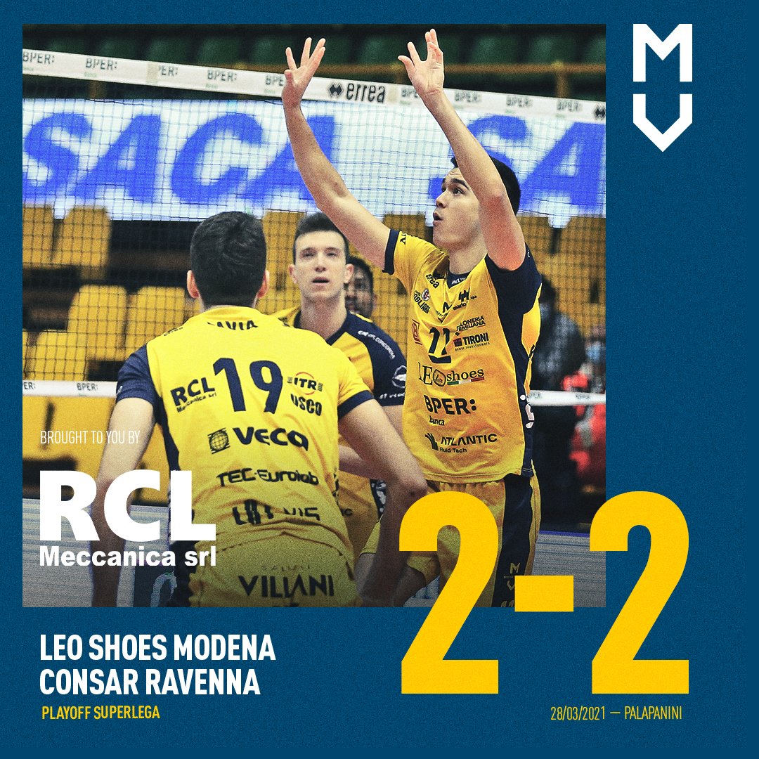 modenavolley's tweet image. #ModenaRavenna | 4 SET

Ravenna rientra in partita e porta il match al tie-break: è il momento di dare il 110%!