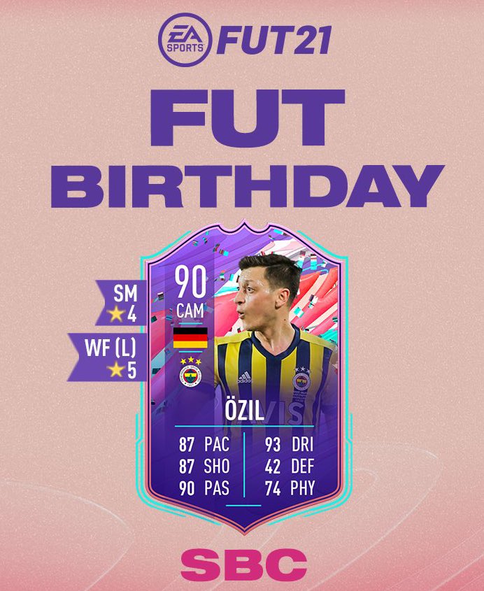 futistuta's tweet photo. Bekledik bu günleri bekledik. Özil sbc geldi poldi linki diye yorumladık https://t.co/Eld71gqXvM