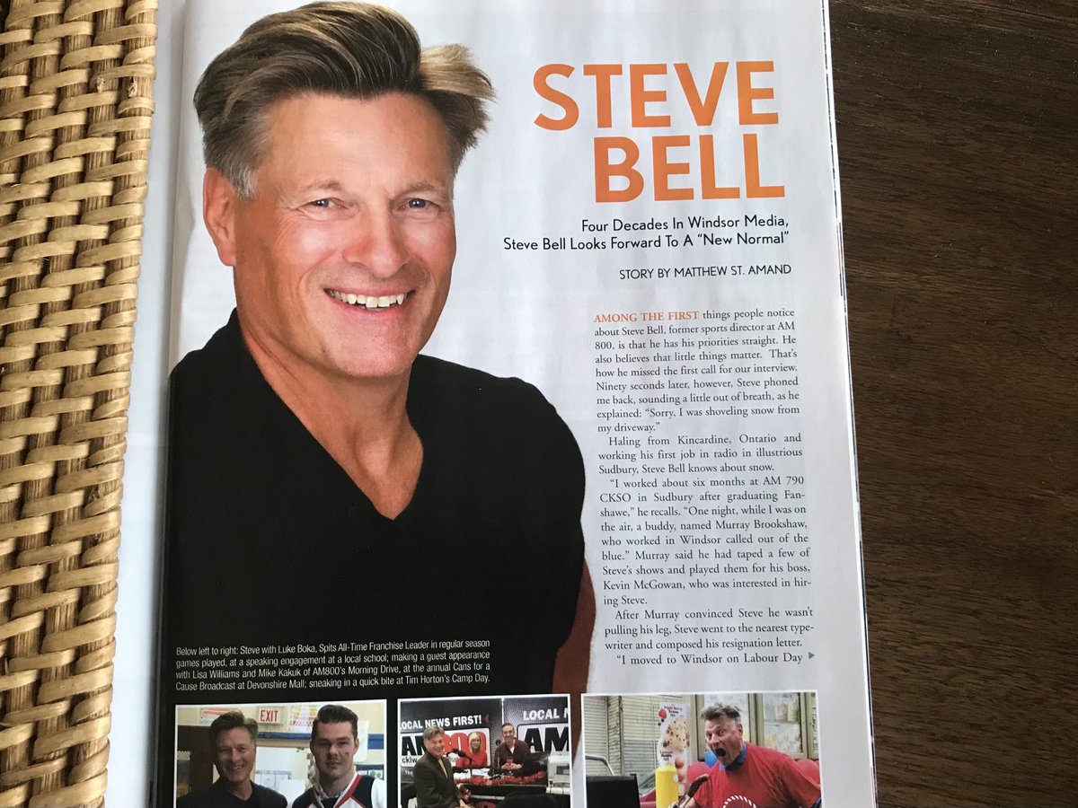 Beller800's tweet photo. Hey thanks so much to Chuck, Matt and @WindsorLifeMag for sharing my story. I thought I was just getting started but I’m not close to being done! https://t.co/sp4jWUr3zD