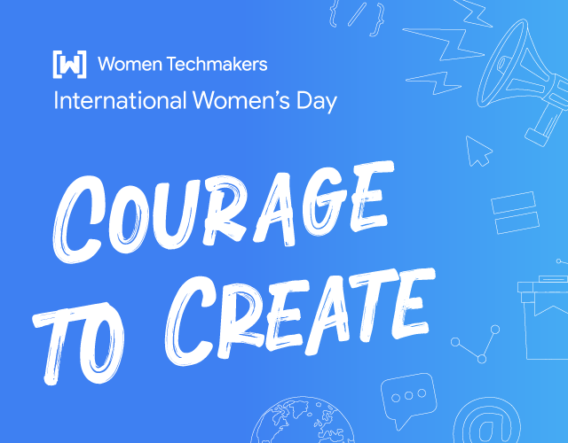 Dear Ladies, 🌷

🎉 We, #WomenTechMakersAlgeria are celebrating International Women's Day together this year, and we are honored to invite YOU to celebrate with us and to have the #CourageToCreate 🤩🥳
STAY TUNED!! ✨

#IWD21Algeria #CourageToCreate #selfpromotion