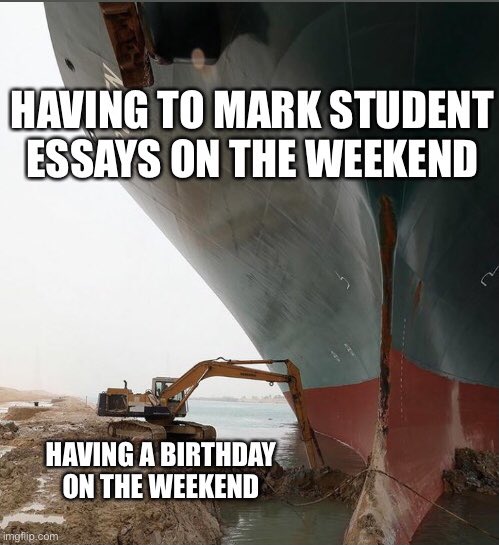 bigdaddyteacher's tweet photo. That feeling only a teacher can appreciate #teacherlife #WhenWillTheMarkingEnd? https://t.co/IqzATmEzOt
