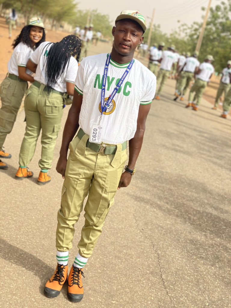 Godwin_Tossa's tweet photo. On Monday 15th of March 2021, I was officially flagged as a corp member in the swearing-in parade ceremony of the National Youth Service Corps 2021 batch A stream 1 at NYSC permanent orientation camp wammako, sokoto state.

All adorations to Almighty God for Grace.
@Nysc_sokoto https://t.co/Mb8DfzzqgU