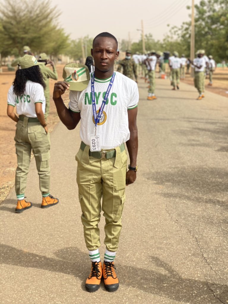 Godwin_Tossa's tweet photo. On Monday 15th of March 2021, I was officially flagged as a corp member in the swearing-in parade ceremony of the National Youth Service Corps 2021 batch A stream 1 at NYSC permanent orientation camp wammako, sokoto state.

All adorations to Almighty God for Grace.
@Nysc_sokoto https://t.co/Mb8DfzzqgU