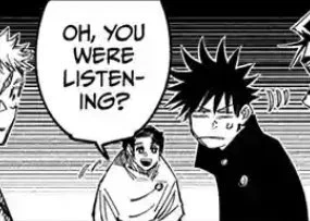 yuta looks awfully happy to see choso after knocking him out like that 