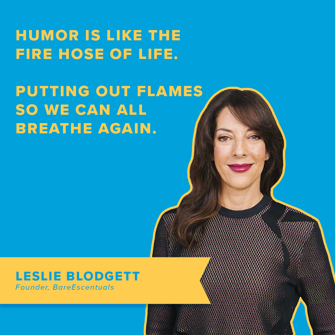 HumorSeriously's tweet image. When in doubt, grab life by the fire house and laugh it out.
Today we spotlight @LeslieBlodgett, bestselling author and founder of bareMinerals ✨ #HumorSeriously #WomensHistoryMonth