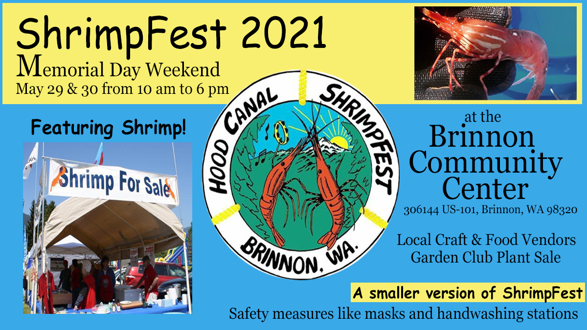 Shrimpfest_WA's tweet photo. We have submitted for approval from the county to hold ShrimpFest 2021 in a new location, a smaller venue to comply with Safe Start Phase guidelines. #BrinnonShrimpfest #HoodCanal
https://t.co/tiv6tci8vW https://t.co/tVgCoHSobQ