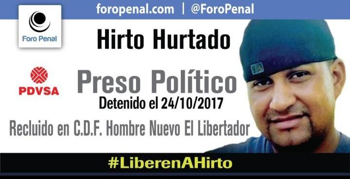 luzmerandreina's tweet photo. #LibertadParaHirtoHurtado

LIBERTAD PARA HIRTO HURTADO Y TODOS LOS PRESOS POLÍTICOS CIVILES Y MILITARES E VENEZUELA 

LIBERTAD YA!! https://t.co/77NFiniILD