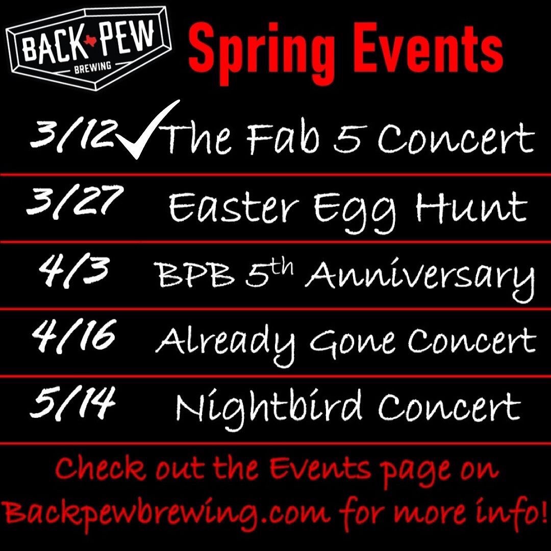 5th Anniversary Party Details:
When: Saturday, 4/3, 12-7 PM
On stage: The Little Rascals (on stage 2-6 PM)
Food trucks: <a href="/BabysBurgersHou/">Baby's Burgers Houston</a> and <a href="/Refill_Station/">Refill Station</a> 

Cheers to 5 years and more beers! 

#newbeer #party #party #livemusic #beergeek #craftnotcrap #beer #craftbeer