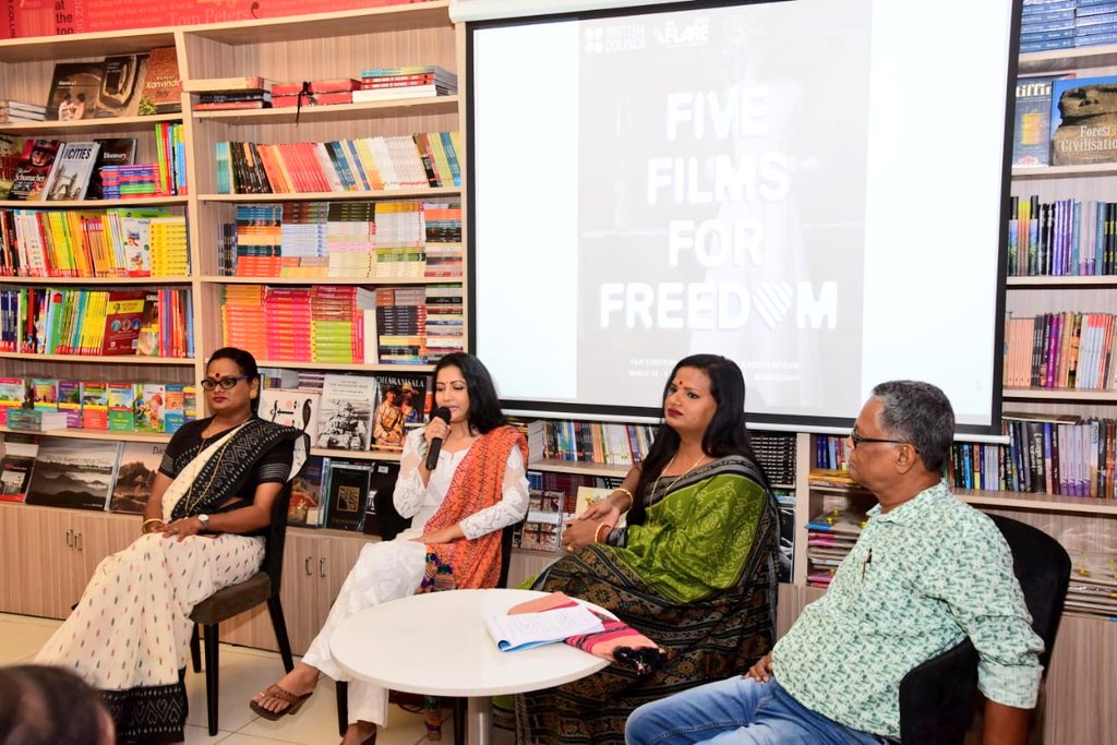 kalingalitfest's tweet photo. Kalinga Literary Festival and @inBritish come together with 'Five Films For Freedom'; Session: 'LGBTQ: MAINSTREAMING THE MARGINALISED'.
#FiveFilmsForFreedom #TheQueerMuslimProject #LoveIsLove #BFIFlare #LGBTIQ #LGBTQ #LGBTQRights #LoveIsEqual #EqualRights https://t.co/dKwUfWD7l8