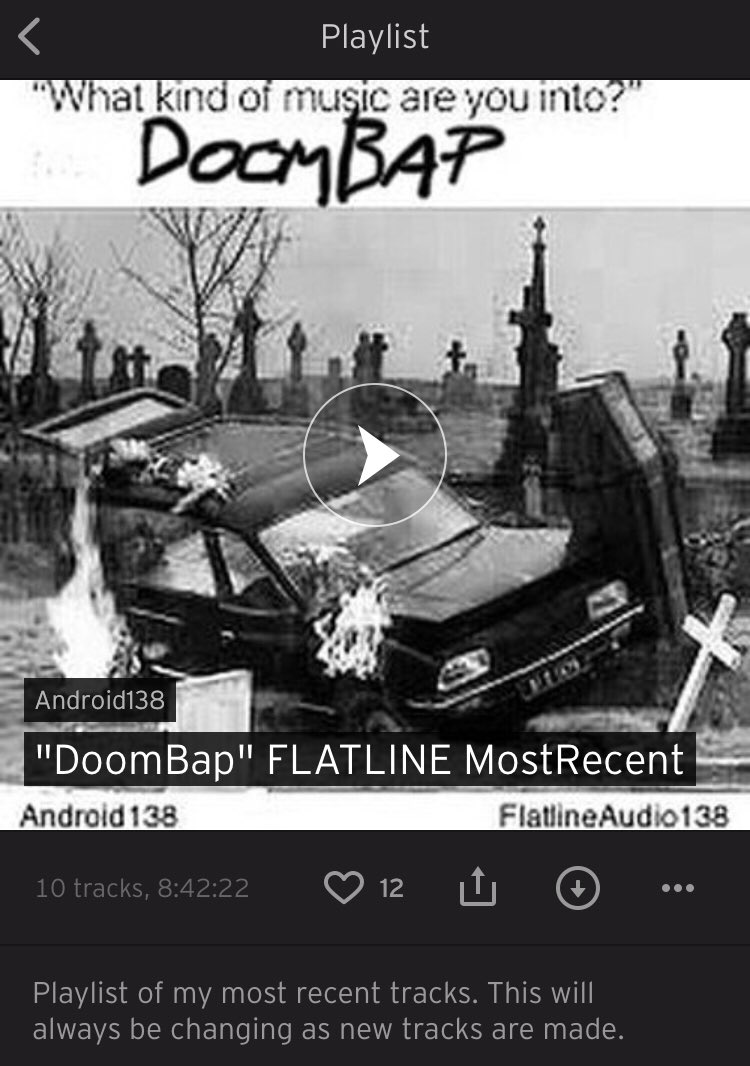 Hear 'DoomBap' FLATLINE MostRecent, a playlist on #SoundCloud soundcloud.app.goo.gl/i43nxkNzP4F8Cr…