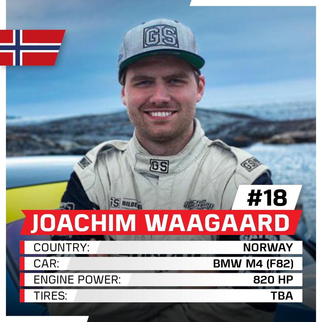 Joachim Waagaard is the next Norwegian driver to enter the 2021 FIA IDC. 

Having competed at  Red #DriftShifters, PowerDrift and Gatebill,  Joachim will be fighting for the Cup in Riga on BMW M4 under #18.
#fiaisc2021