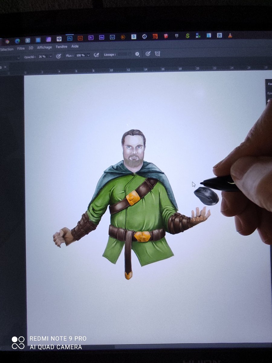 gregp66's tweet photo. On s'entraîne au matte painting avec une illustration fant art sur @KraynJV https://t.co/UhmzTZNMTk