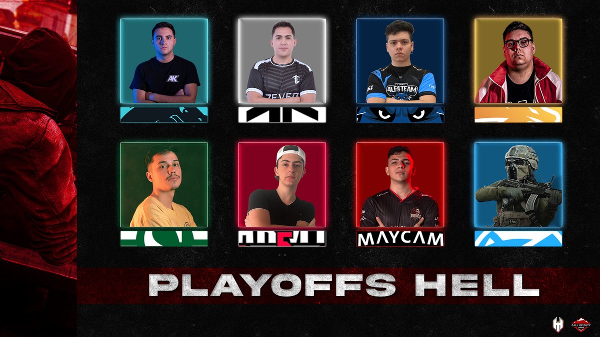 #PlayOffs - <a href="/h3lltournaments/">H3LL Tournaments</a>.

Comienzan los PlayOffs de <a href="/h3lltournaments/">H3LL Tournaments</a> donde los 8 mejores equipos lo darán todo para salir campeón.

Sigue la transmisión en vivo por:

🔗twitch.tv/helltournaments

#SomosAndinos