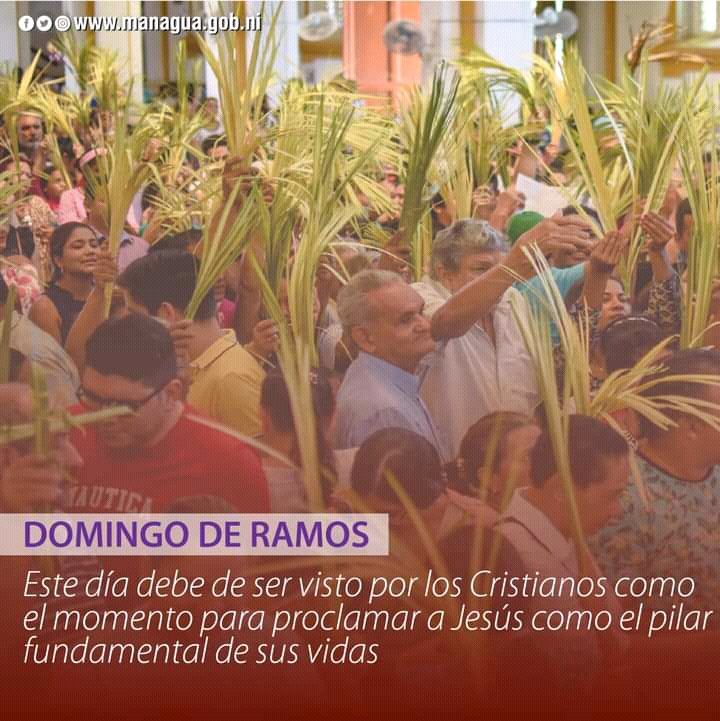#28Marzo
DOMINGO DE RAMOS ️🌿!!!
Acontecimiento que marcó el FIN de la CUARESMA y el INICIO de la SEMANA SANTA!!!

#VeranoSeguro2021 ☀️
<a href="/FirmesP/">Firmes Por la Paz</a> @managua_gob_ni <a href="/24horasni/">24 HORAS NICARAGUA</a>