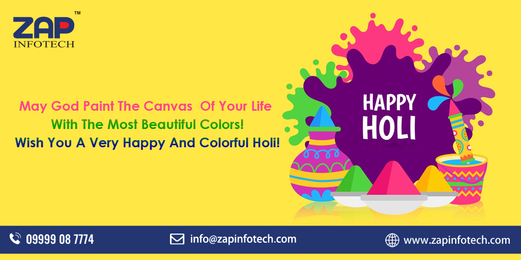 zap_infotech's tweet image. “Wishing you good health and prosperity. May God shower his blessings on you on the auspicious occasion of Holi.” ― Happy Holi
#zapinfotech #HappyHoli #festival #happyholi2021 #itcompany #Delhi