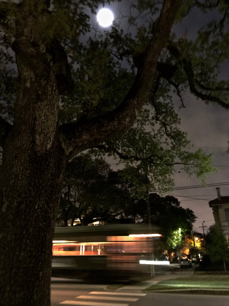 TinCanTimeMach1's tweet photo. Upon #reflection everything moves at the #speedoflight #moonshine #streetcar #NewOrleans #nola #thebigeasy #nightmoves #stoptime #thelongnow #nowmorethanever #globalvillage #drawoutsidethelines https://t.co/k5ZL6kjNBF
