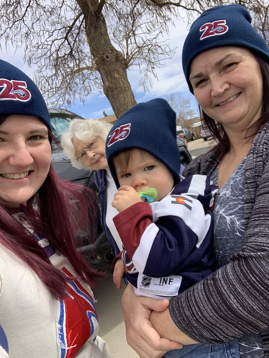IceJordan23's tweet photo. We love our @Avalanche 25th Anniversary beanies https://t.co/bjx6vtuF4i