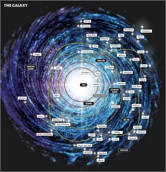 A GALAXY AT WARYay! Galaxy map!The sudden emergence of the First Order's war machine was the culmination of decades of planning in secret. But the truth is deeper than even the First Order's leaders suspect... for something lurks deep within the Unknown Regions.