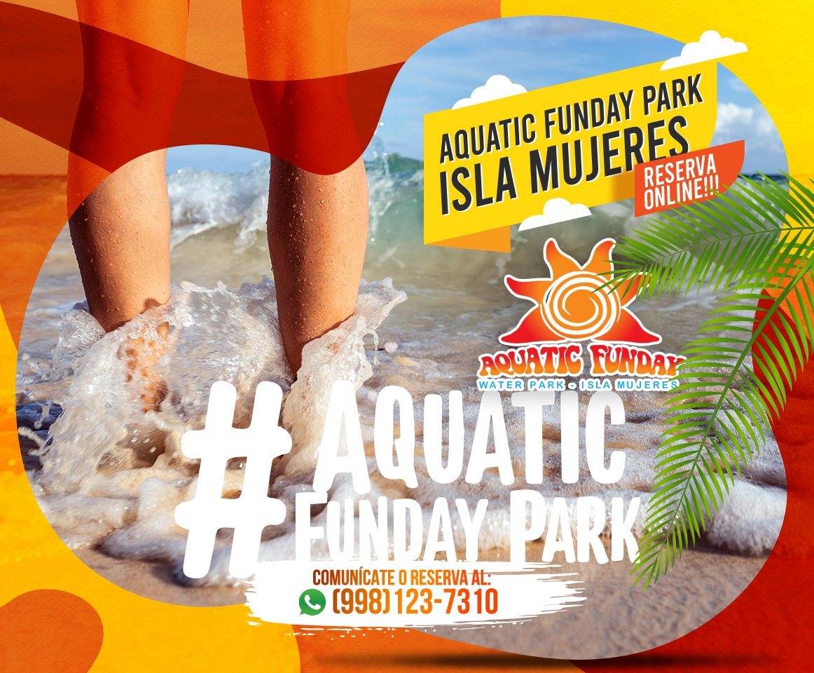 ¡Captura en videos y fotografías cada uno de esos inolvidables momentos!.

👋 Reserva en: aquaticfundaypark.com/nuestros-paque… 👍

¿Vienes el grupo? Escríbenos por WhatsApp al (998)123-7310
#Waterpark #ParqueAcuatico #ParqueDeAgua #Toboganes #Cancun #AquaticFundayPark 💦