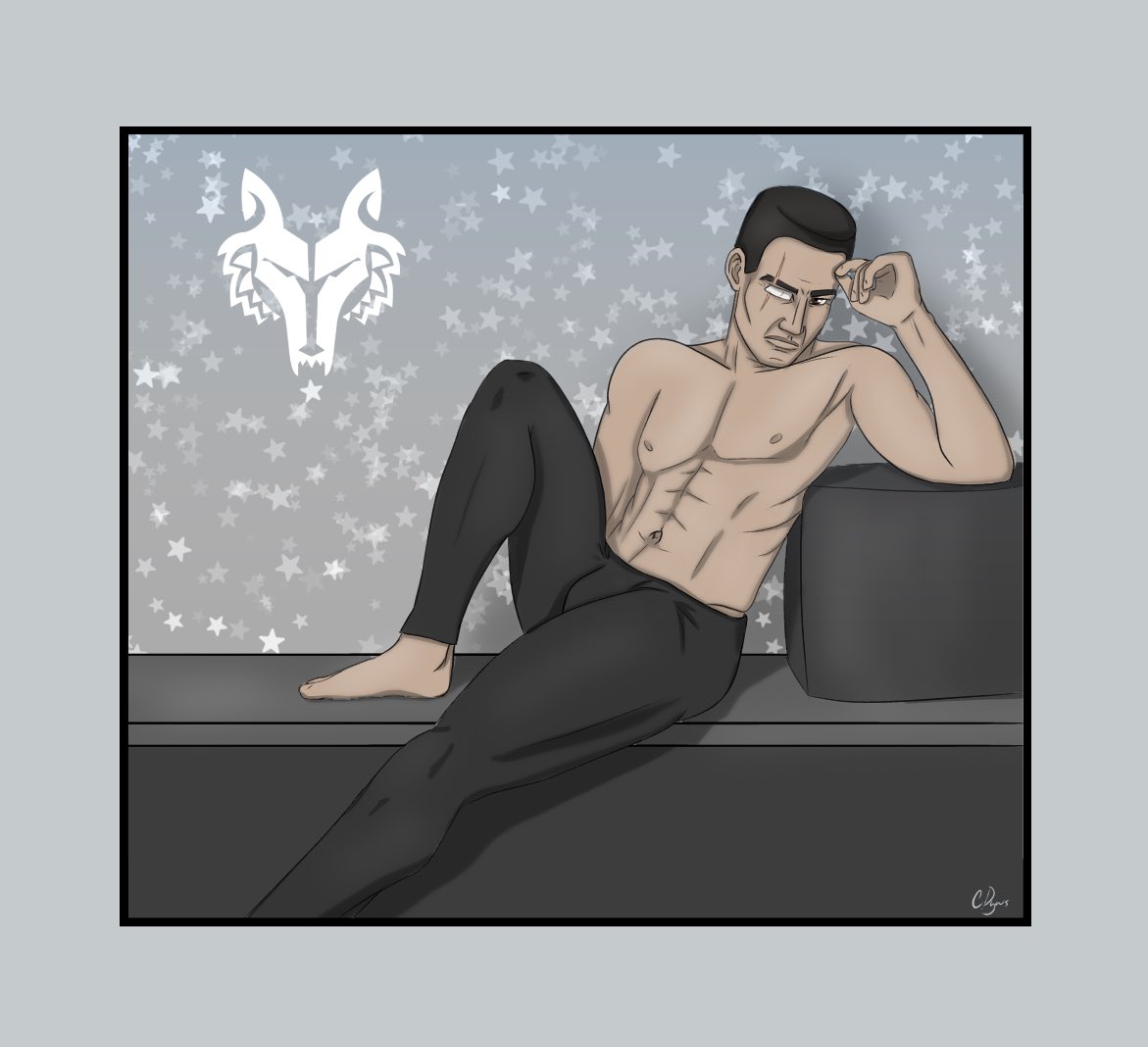 trashqueen3000's tweet photo. Grumpy Wolffe for my “Off Duty Hours” clone wars fanart series. No tiktok link yet. Thanks again to @AdorkaStock for the pose ref! #wolffe #commanderwolffe #clonewars #StarWarsTheCloneWars #starwars #fanart #clonewarsfanart #digitalart #pinup #kinda #cc3636 #clonetrooper https://t.co/8EU1CkCEHR