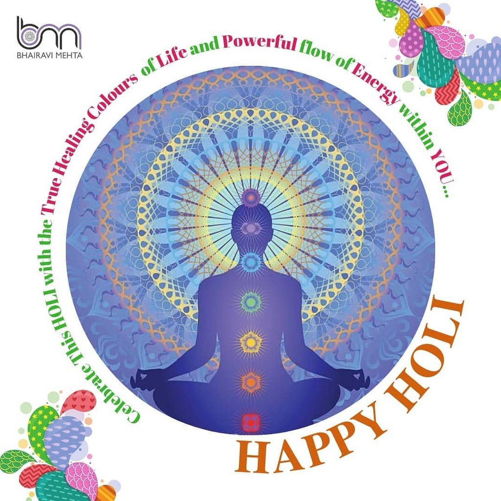 MehtaBhairavi's tweet photo. Let Life be more Colourful as You Unleash the Power within You!! #holi #colors #healing #energy #reconnectivehealing #bhairavimehta #ericpearl #bniindia https://t.co/Qi28NcTych