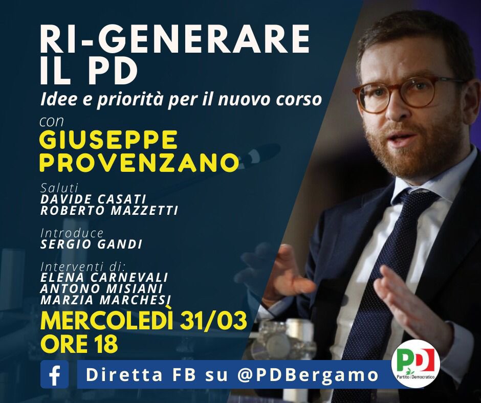 Una riflessione sulla ripartenza del Pd con il nuovo vicesegretario Peppe Provenzano: equità diritti lavoro #nuovoPd #lettasegretario <a href="/peppeprovenzano/">Peppe Provenzano</a> <a href="/antoniomisiani/">Antonio Misiani</a> <a href="/ElenaCarnevali/">Elena Carnevali</a> <a href="/MarziaMarchesi1/">Marzia Marchesi</a> <a href="/CasatiDav/">Davide Casati</a> <a href="/robertomazzett2/">roberto mazzetti</a>