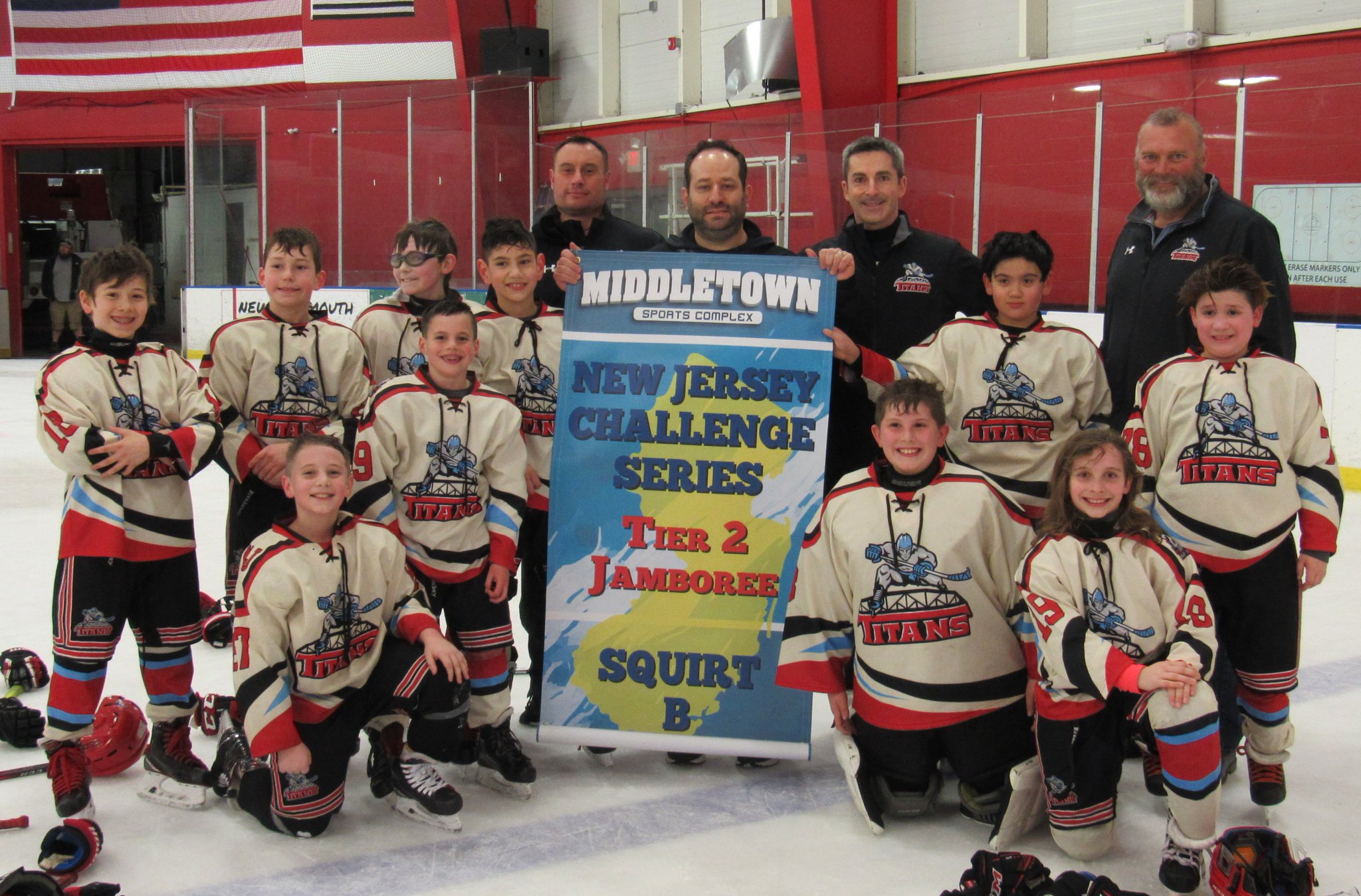 New Jersey Titans Youth Hockey az X-en: „Congratulations to the