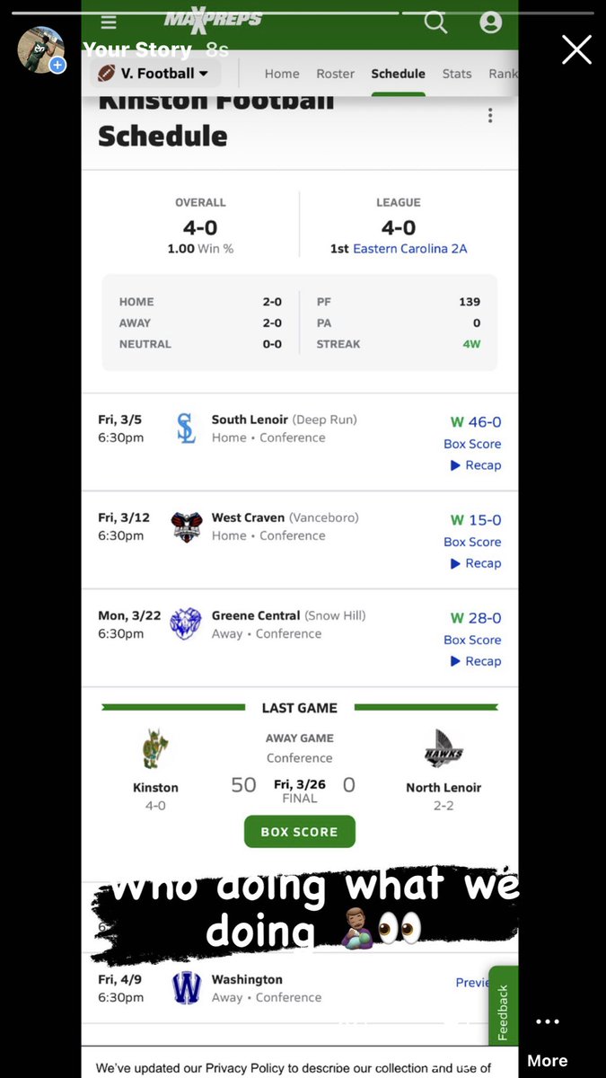 What does a team have to do to shut out every team they play??🤔...1. Got to be disciplined. 2. Unstoppable defense. 3. Motivated offense. 4. Give 100% all 4 quarters and lastly but not least a good coaching staff🗣💯