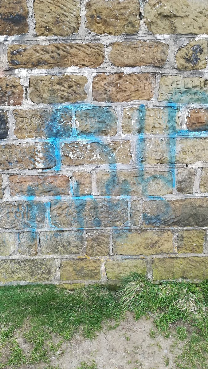FriendsofEH's tweet photo. Sad sight to see this morning, leave flowers but not this! @ClevelandFB @ClevelandPolice @EngagePolice @RedcarCleveland @ClevelandRural @HeritageCrime @JacobYoungMP @Cleveland_PCC #leavenothingbutyourfootprints https://t.co/dfY6YBYAcT