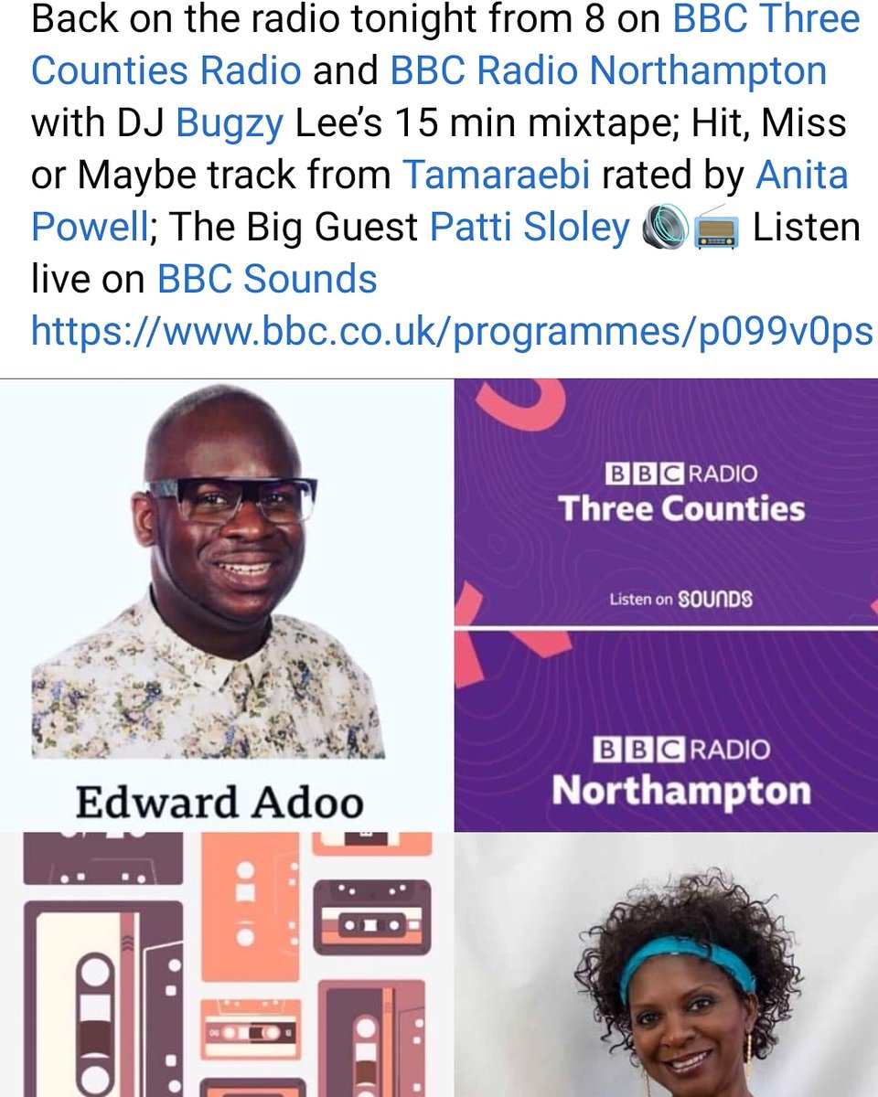 I am looking forward to Edward Adoo's #bbc3c  and #bbcnorthampton radio show. I will be judging his hit, miss or maybe track.